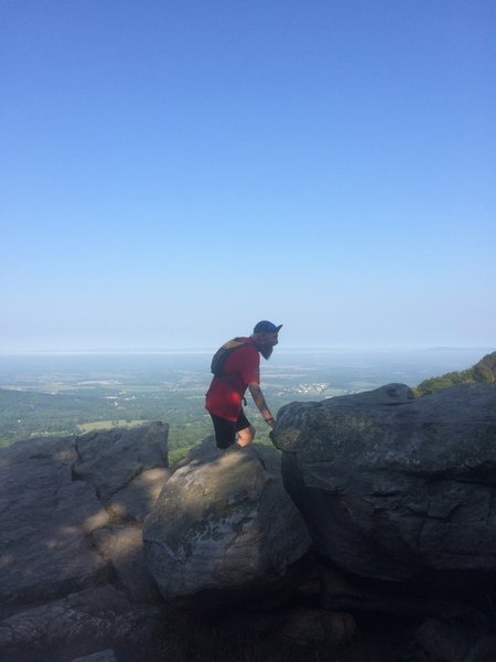 Going higher on Annapolis Rocks