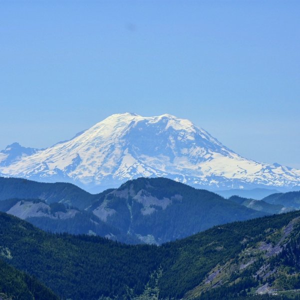 Mount Rainier from the Ira Spring Overlook