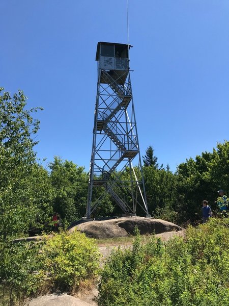 Fire tower at summit of Mt Arab