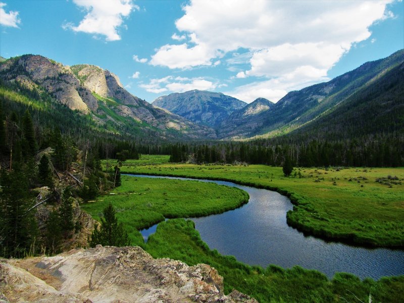 Views on East Inlet Trail