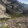 Looking back down towards Lower Boy Scout Lake.