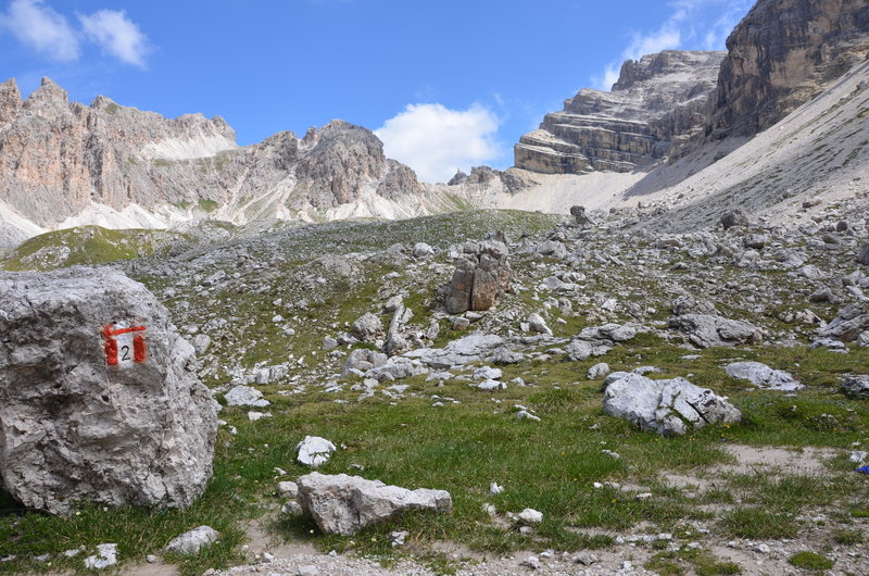 Forces de Sieles ridge from below