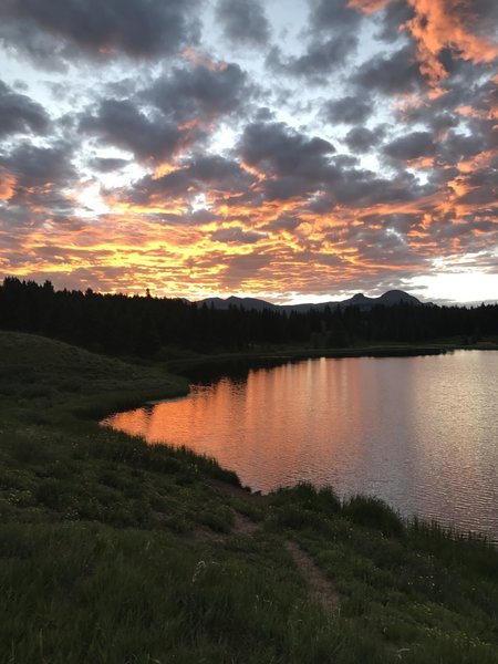 Andrew's Lake at sunrise