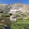 Looking at the lower, smaller Crystal Lake