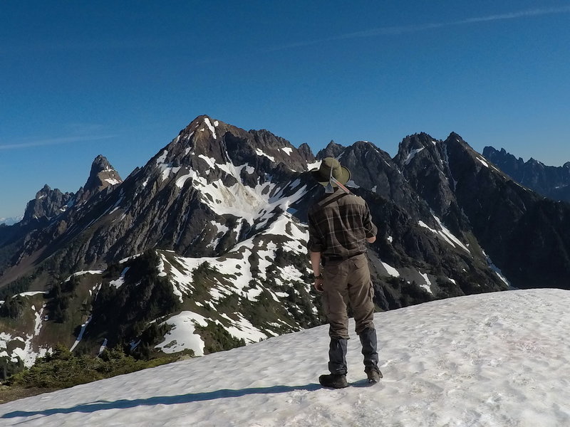 Looking over at the American Border Peak.