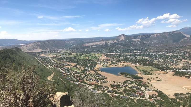 Views of durango from Skyridge Trail