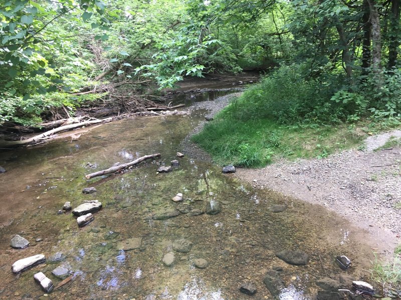 One of the many crossings of lost creek