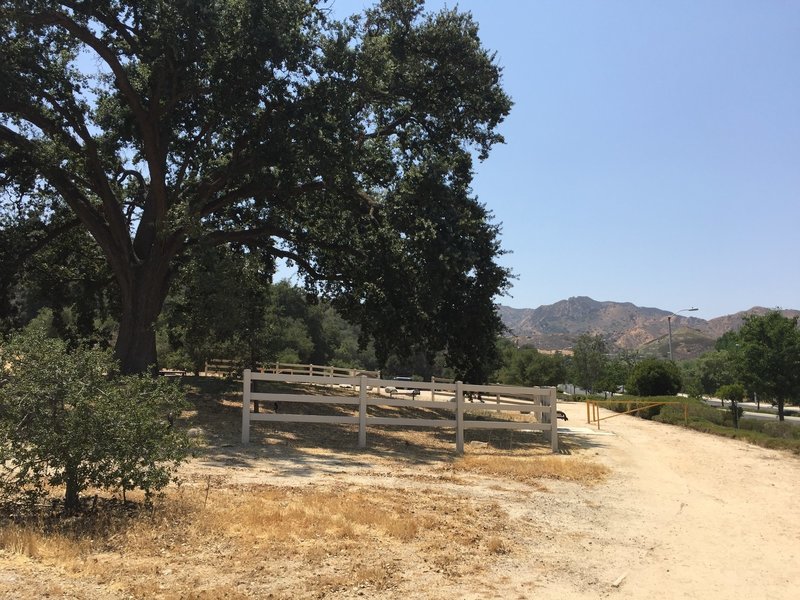 Entrance to the Pico Canyon Park trail