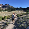 Start of the hike from Broken Top Trailhead