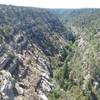 View of  Walnut Canyon.