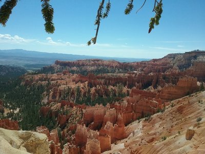 Looking east from the trail