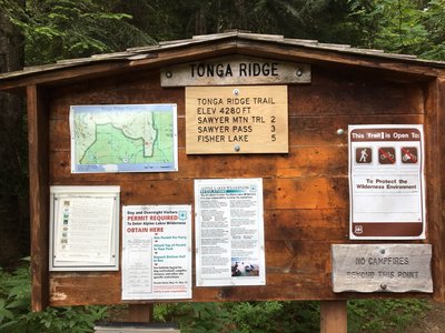 trailhead sign