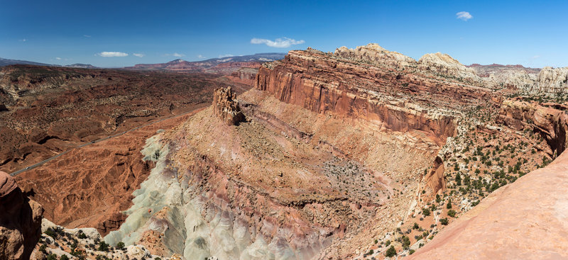 The Castle in front of the Navajo Nobs