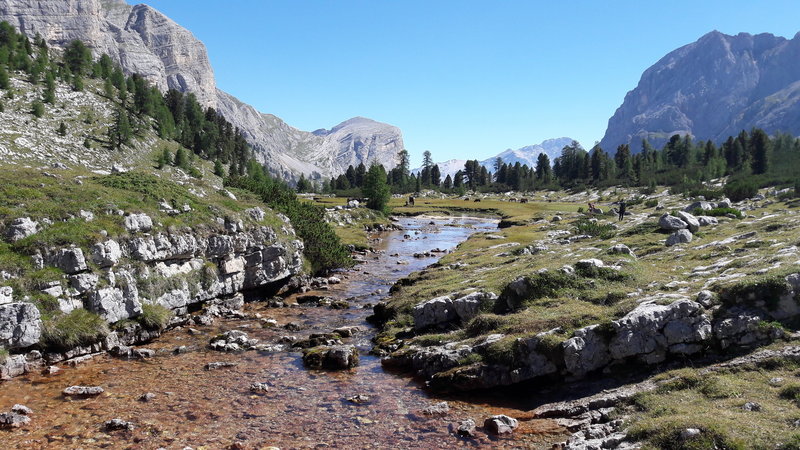 creek near Malga fanes