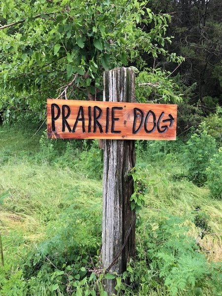 Cedar Point Biological Station Prairie Dog Trail Sign