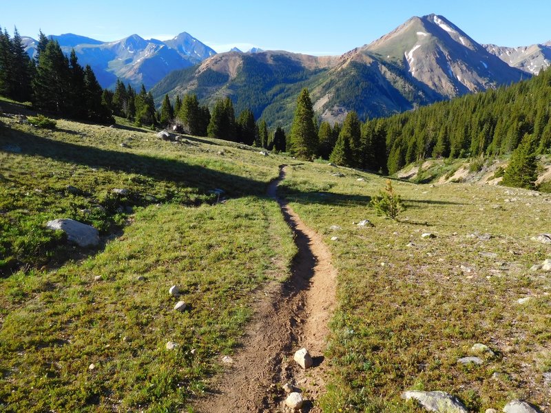 Early morning on the La Plata southwest ridge trail