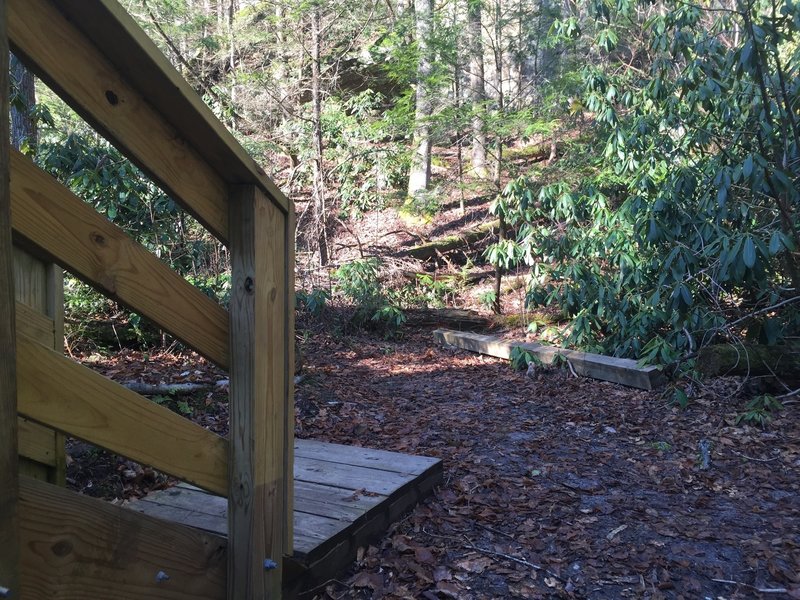 New Bridge over Bark Camp Creek