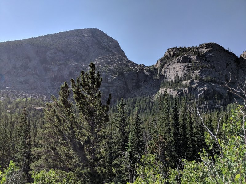 View of the mountains