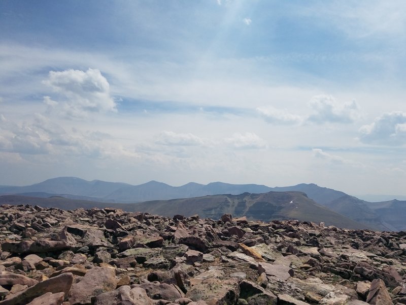 View from Gilbert Peak Summit