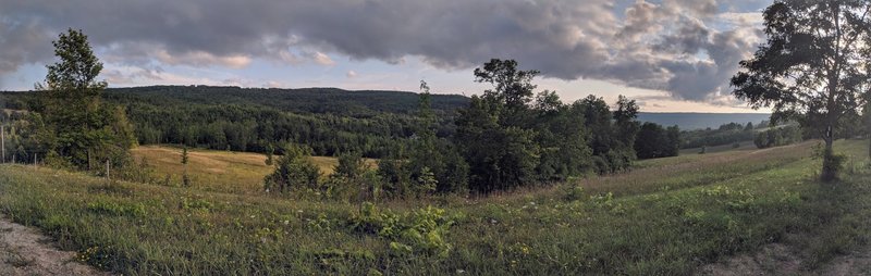 Looking to the Top of the Valley and the trail!