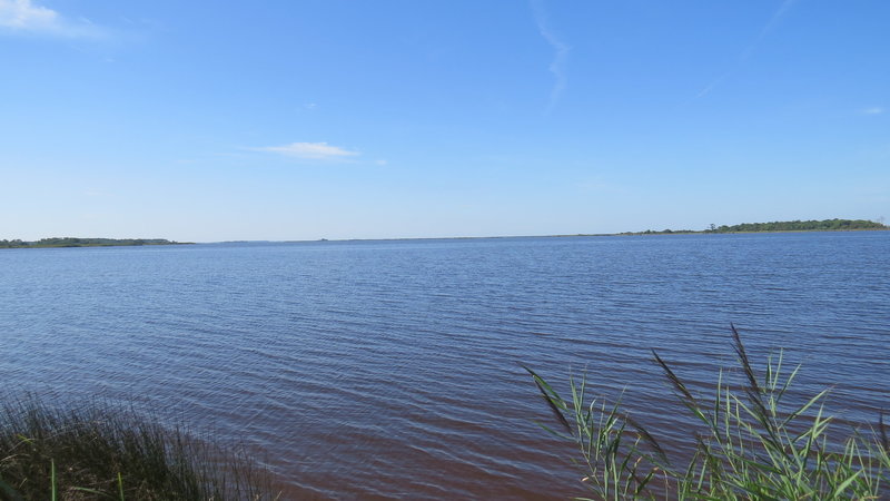 View of islands in Back Bay