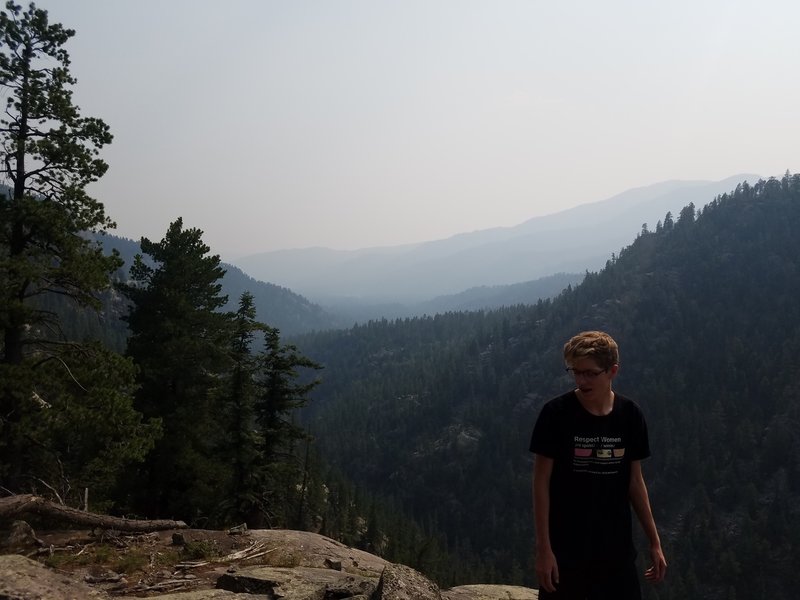 Looking at the view along Vallecito Trail.