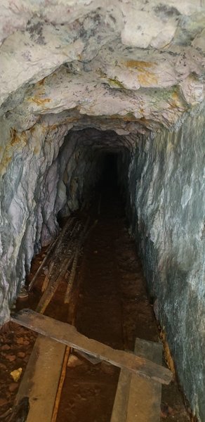 Inside the mine