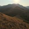 A view of the 5th crux atop the 4th crux. Climb to the saddle, then traverse along the right side of the next ridge peak.