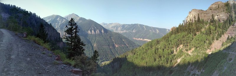 Looking towards Telluride from Tomboy Road