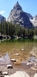 Lone Eagle Peak from Mirror Lake