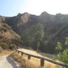 Bluffs above the trail