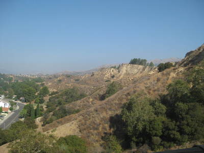 View along the bluffs, back towards Tampa Avenue