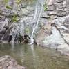 North Fork Moorman's River Trail, at the end of the trail is a small fall.  The real adventure begins at the top.  Continue up past the sign on the left side of the falls, have fun