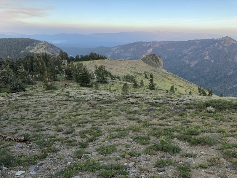 Northeast view on Mount Lola