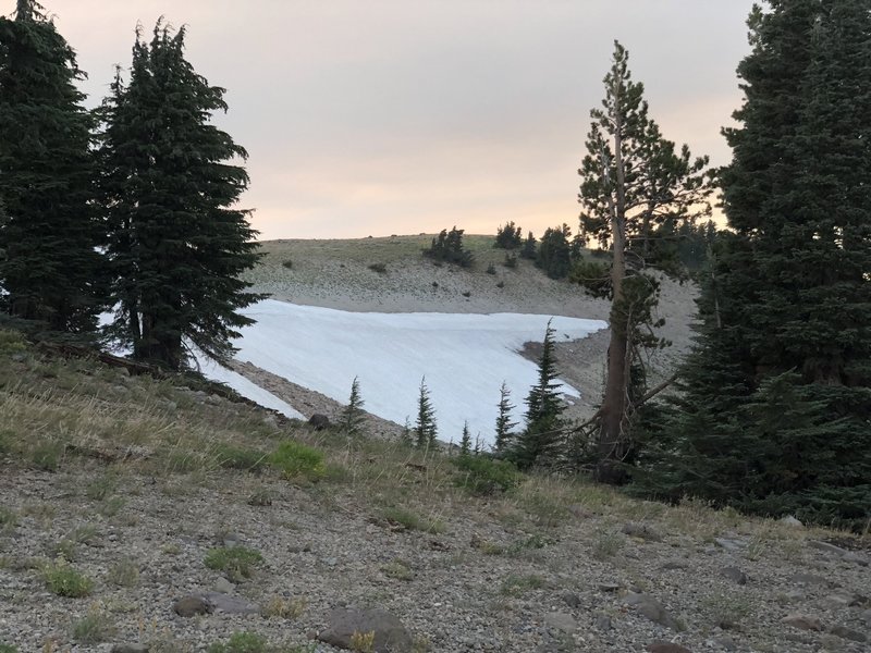 Nearing the summit of Mount Lola