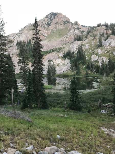 Lake Martha and Mount Tuscarora from the Brighton Lakes trail