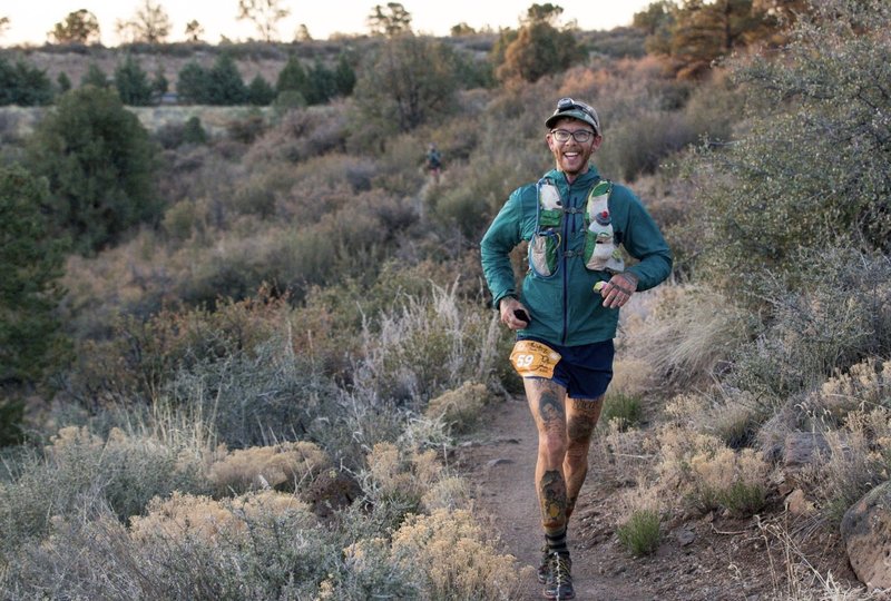 Drew Frehs on course of the Whiskey Basin 91K