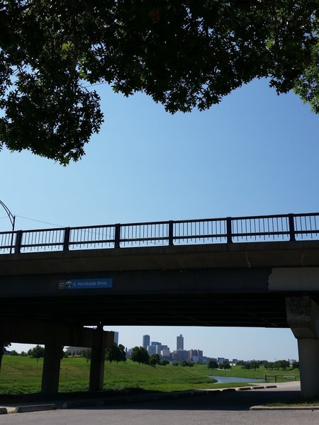 Sitting in the shade and enjoying the day