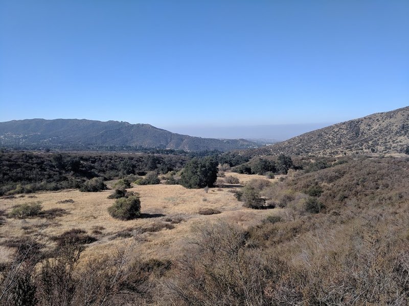 One the way down, overlooking some wash area.