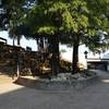 Stairway up to street level in Saunders park