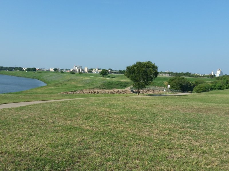 Bridge over Marine Creek, headed towards Hogsett