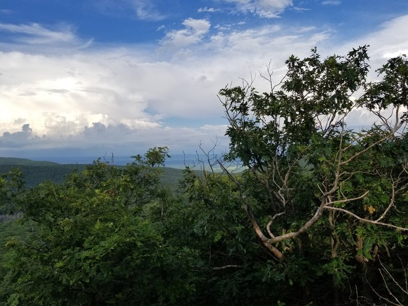 View looking north from Round Mountain (El 2280ft.)