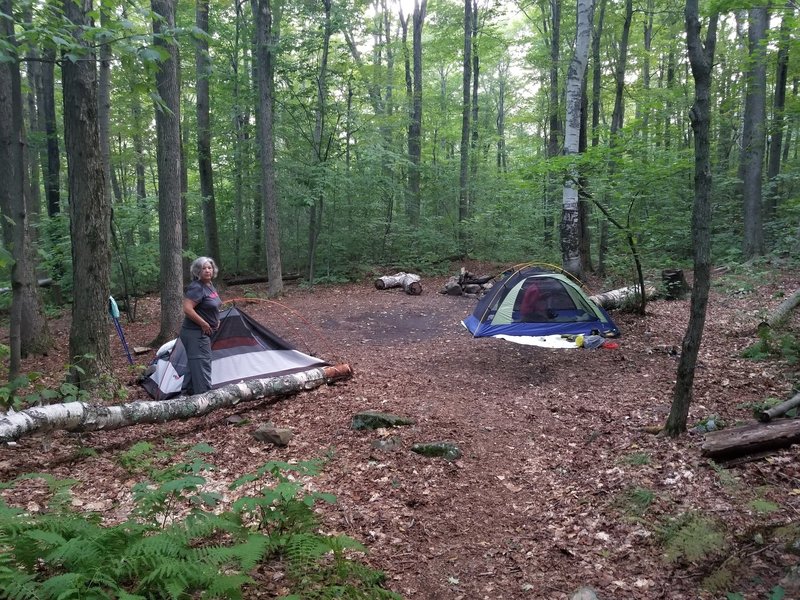 Crystal Mountain Tent site - lower area