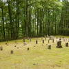 Hannah Cemetary is not far up from intersection with Little Cataloochee trail.