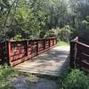 Bridge crossing along the trail