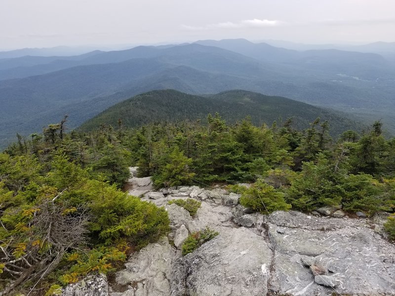 View from the summit of Mt. Abraham looking South