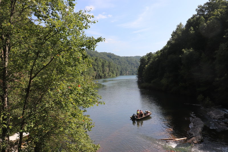 Lake Jocasee at the Toxaway River