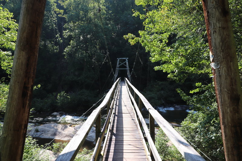 Foothills Trail Bridge over Toxaway River