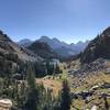 Looking back at Clark Lake