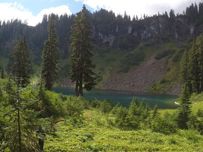 Blue Lake is a gorgeous alpine lake.
